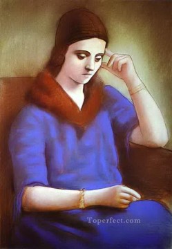 company of captain reinier reael known as themeagre company Painting - Portrait of Olga Picasso 1922 Pablo Picasso